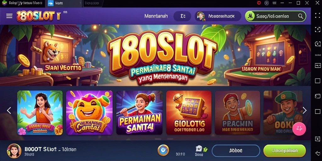 Screenshot gameplay 180SLOT yang menampilkan keseruan bermain slot.