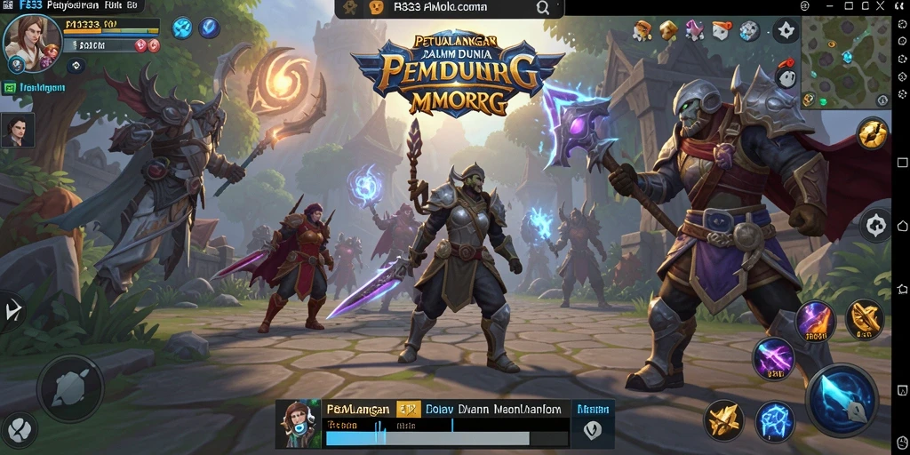 Tangkapan layar gameplay FB333 yang menampilkan aksi seru dalam MMORPG.