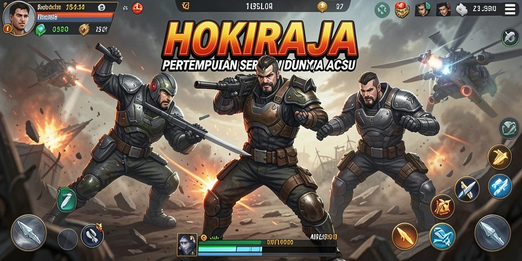 Tampilan aksi seru HOKIRAJA dalam pertempuran mendebarkan.