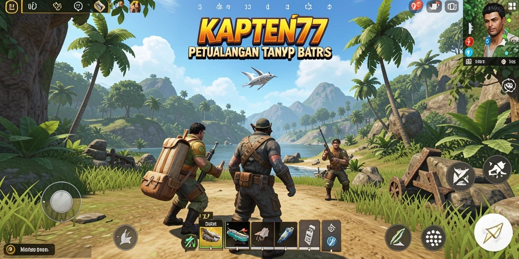 Screenshot gameplay KAPTEN77 menampilkan petualangan mendebarkan dalam dunia terbuka.