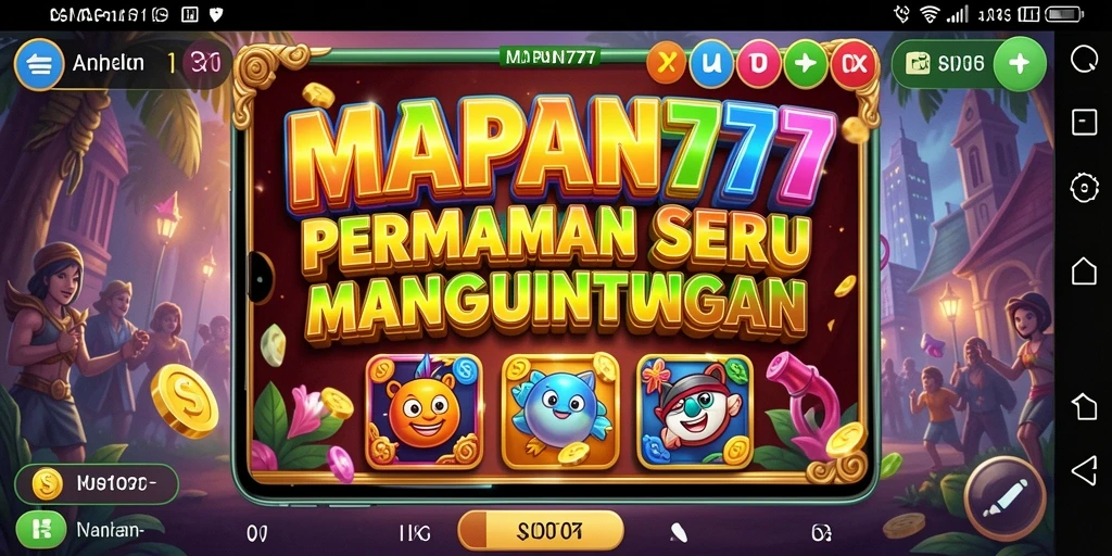 Screenshot gameplay MAPAN777 menampilkan suasana slot yang menarik.