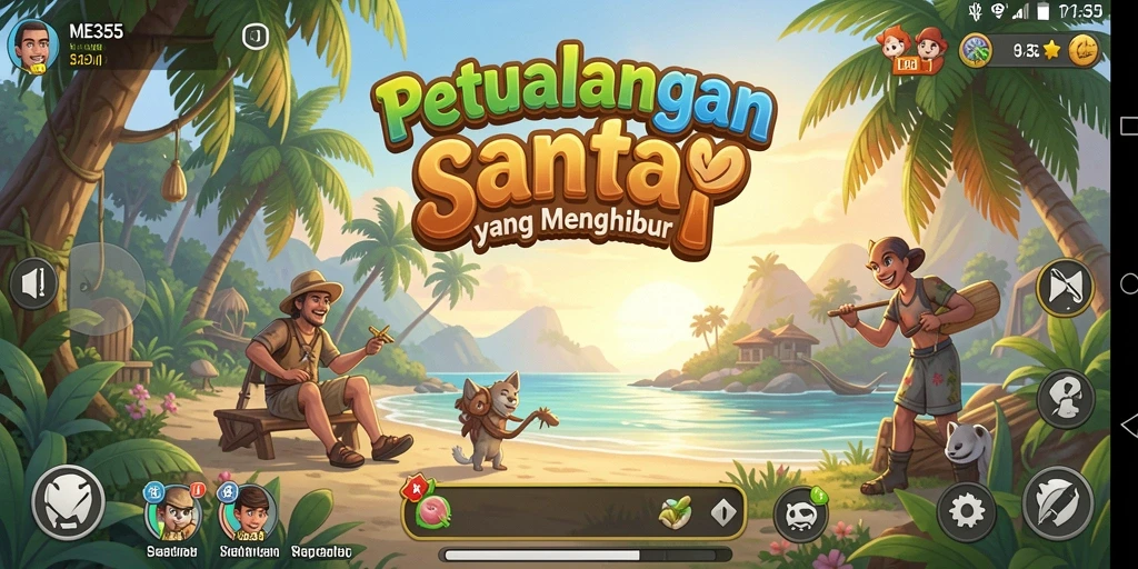 Tangkapan layar ME355 menampilkan gameplay yang menyenangkan dan interaktif.