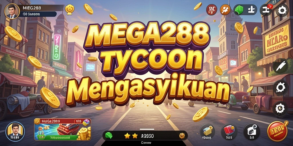 Tampilan gameplay MEGA288 yang menarik dalam membangun kerajaan bisnis.