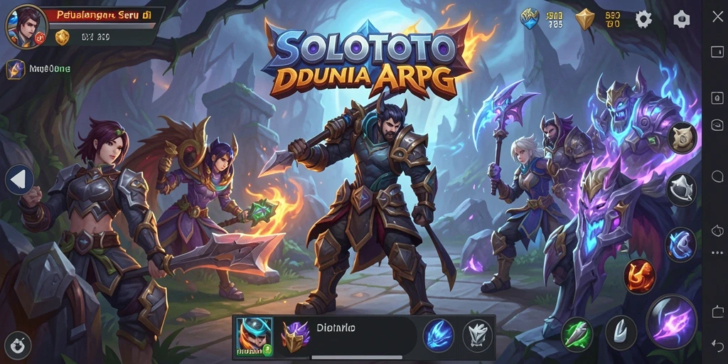 Tampilan gameplay mendebarkan dari SOLOTOTO yang penuh aksi.