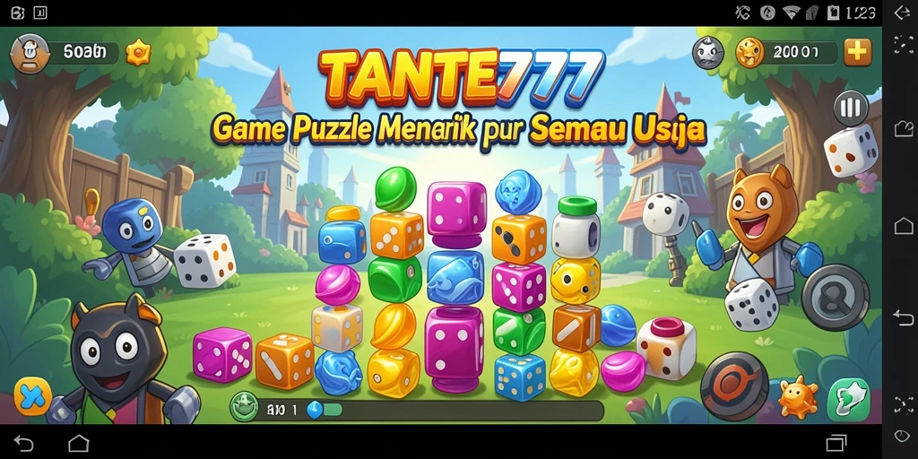 Tampilan gameplay menarik dari TANTE777 yang menantang.