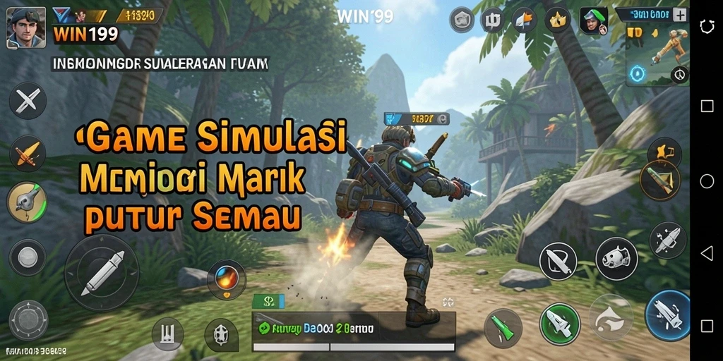 Screenshot gameplay <strong>WIN199</strong> menunjukkan aktivitas simulasi yang menarik dan interaktif.