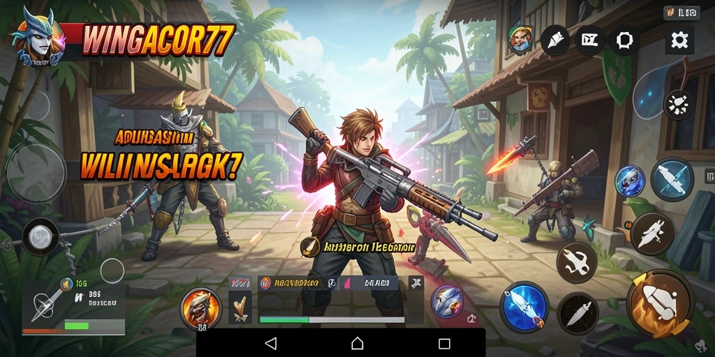 Tampilan antarmuka WINGACOR77 yang user-friendly.